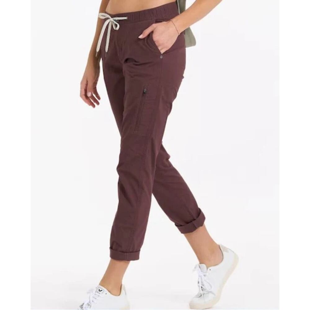 Vuori Ripstop Pant VW401 Women’s Size S Chestnut Organic Cotton - Picture 7 of 11